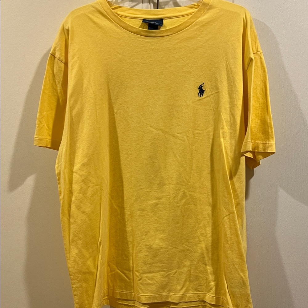 Polo by Ralph Lauren Men's Bright Yellow Tee